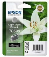 Cartridge Epson T0599, Light Light Black, originál