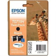 Cartridge Epson T0711H, Multipack 2x Black, originál