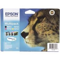 Cartridge Epson T0715, Multipack CMYK, originál